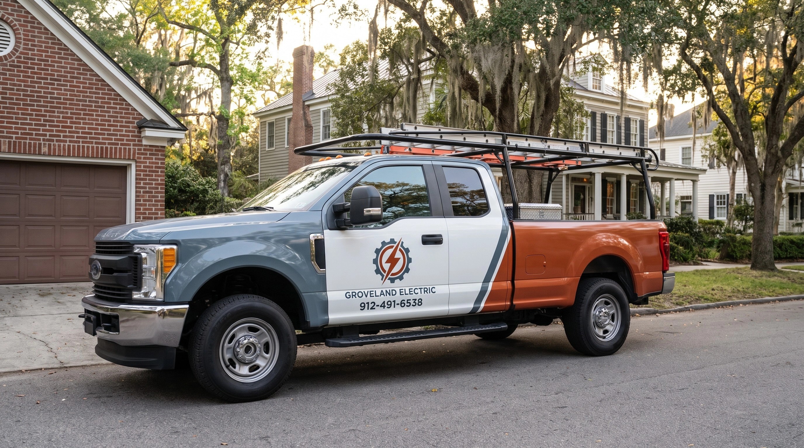 Groveland Electric professional electricians at work in Savannah, GA